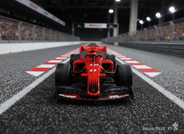 CUBIKS Remote Control Formula Racing Car Toy with LED Head Lights for Kids | Ideal for Kids of All Age | USB Rechargeable | Ideal for Birthday | for Boys & Girls | Racing Car High Speed Toy | Made in India |