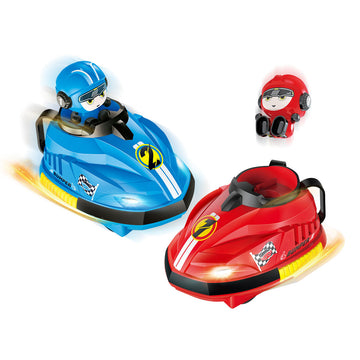 CUBIKS  2 players   Remote Control Car Toy with LED Head Lights for Kids | Ideal for Kids of All Age | USB Rechargeable | Ideal for Birthday | for Boys & Girls | Racing Car High Speed Toy | Made in India |